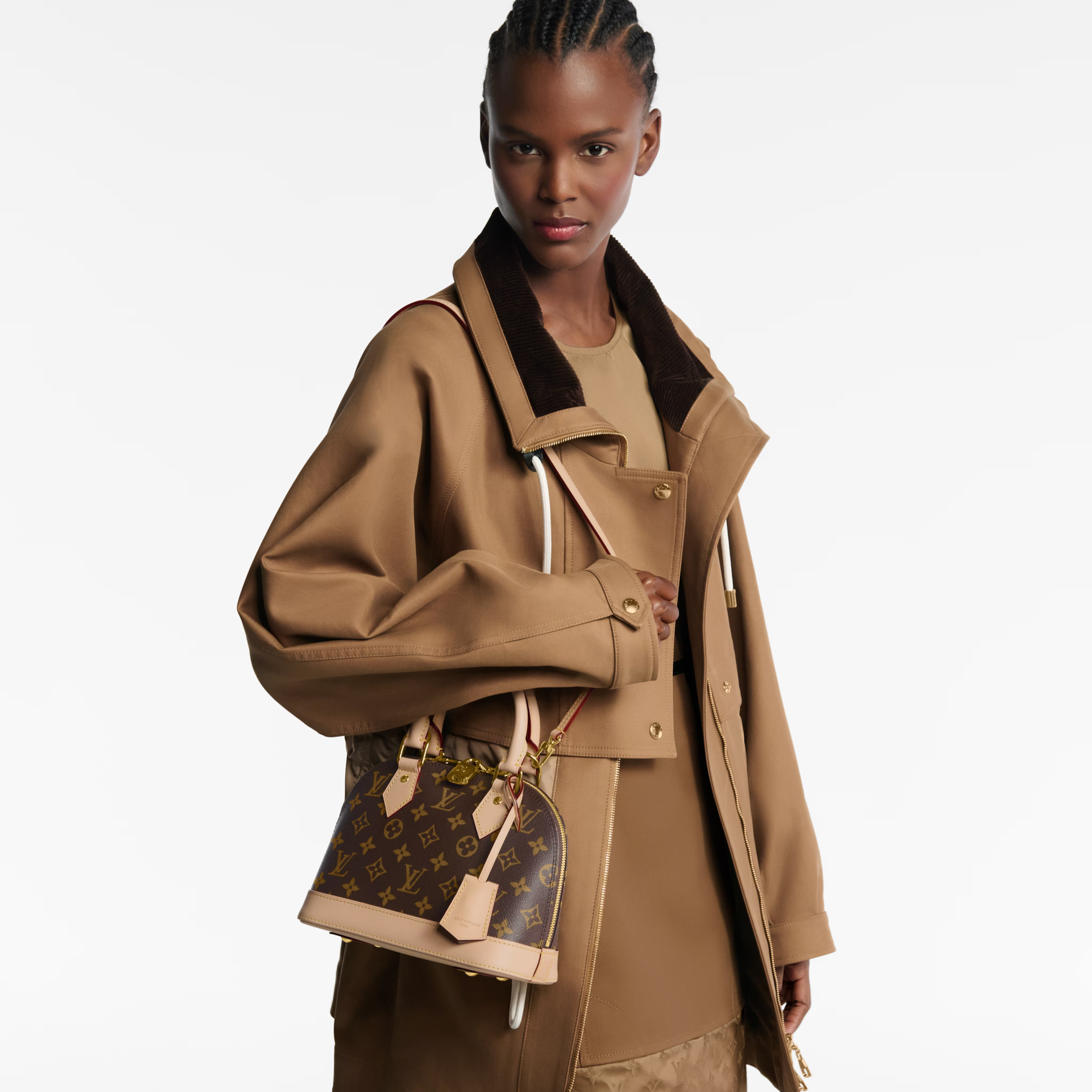 Louis Vuitton Monogram Canvas Alma BB Handbag – Brown