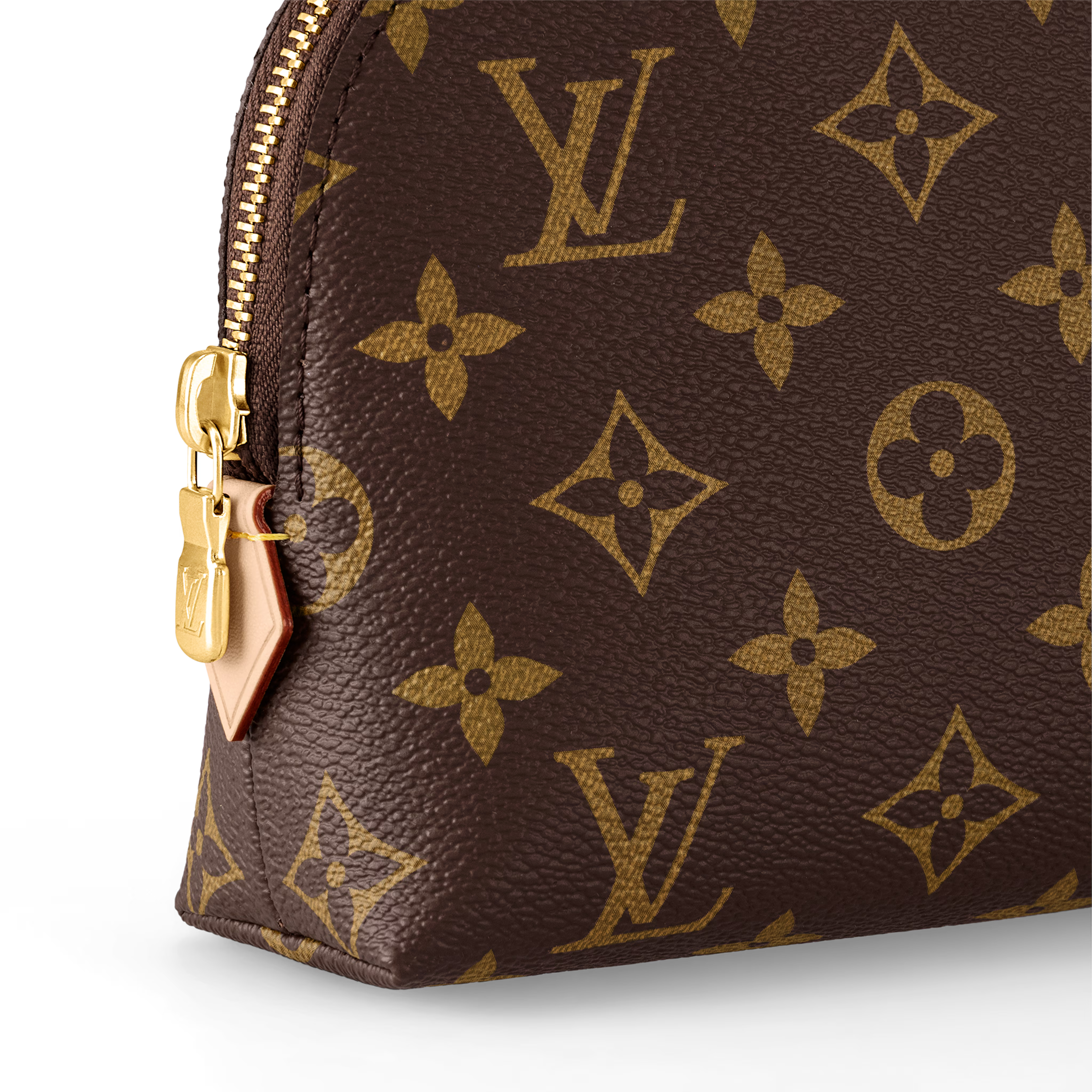 Louis Vuitton Monogram Canvas Cosmetic Pouch MM – Brown