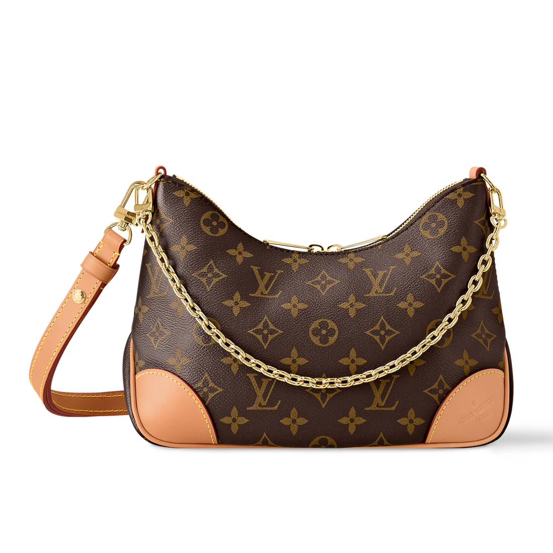 Louis Vuitton Boulogne PM Shoulder Bag - Natural Brown