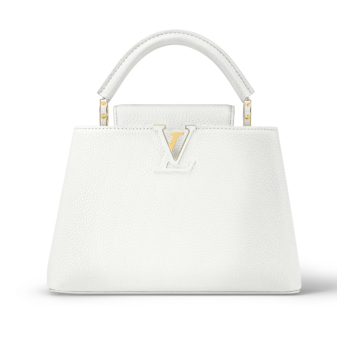 Louis Vuitton Capucines BB Taurillon Handbag – Snow White