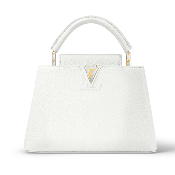 Louis Vuitton Capucines BB Taurillon Handbag – Snow White