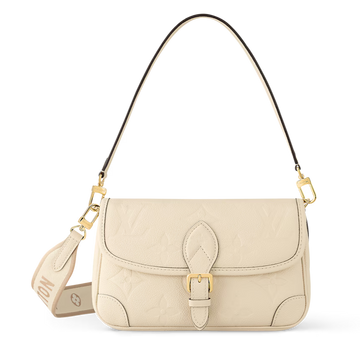 Louis Vuitton Diane Satchel Shoulder Bag - Cream