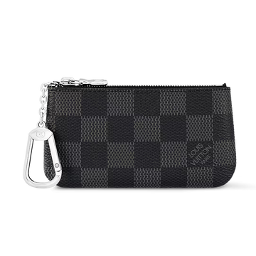 Louis Vuitton Damier Graphite Key Pouch - Black