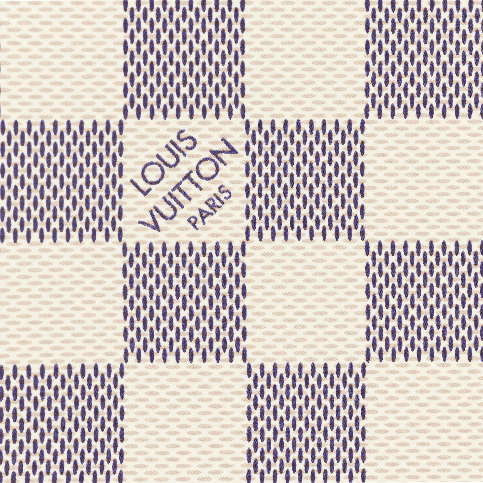 Louis Vuitton Neverfull MM Damier Azur Tote Bag - White