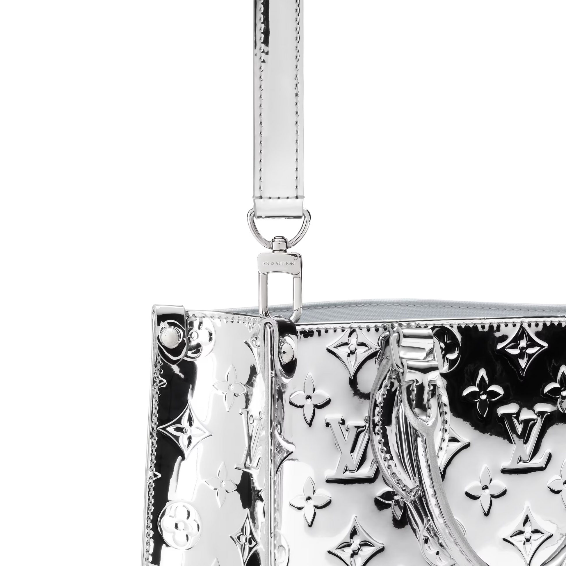 Louis Vuitton Ski Monogram Miroir OnTheGo PM Handbag – Silver