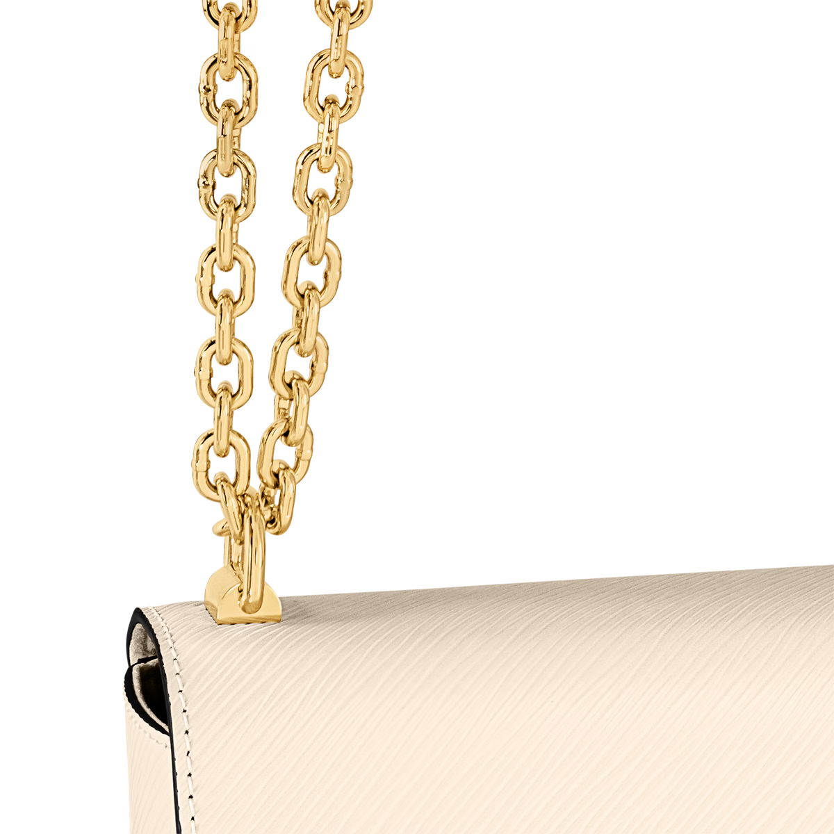 Louis Vuitton Twist MM Chain Bag - Quartz White