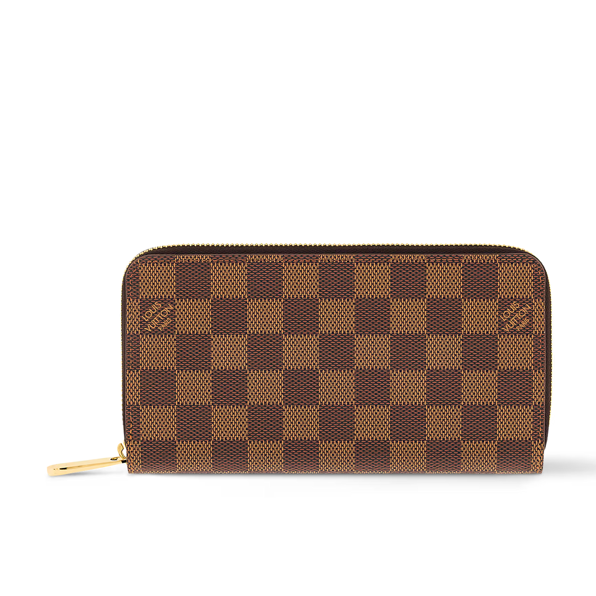 Louis Vuitton Damier Ebene Zippy Wallet - Brown
