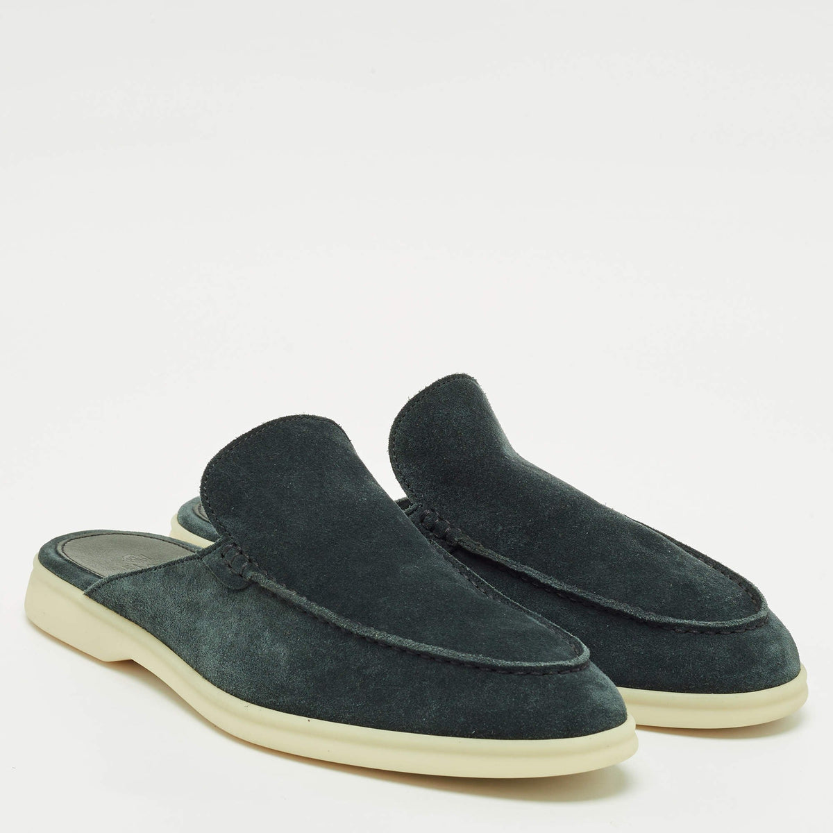 Loro Piana Babouche Walk The Spirit of Elegance® Loafer – Dark Green