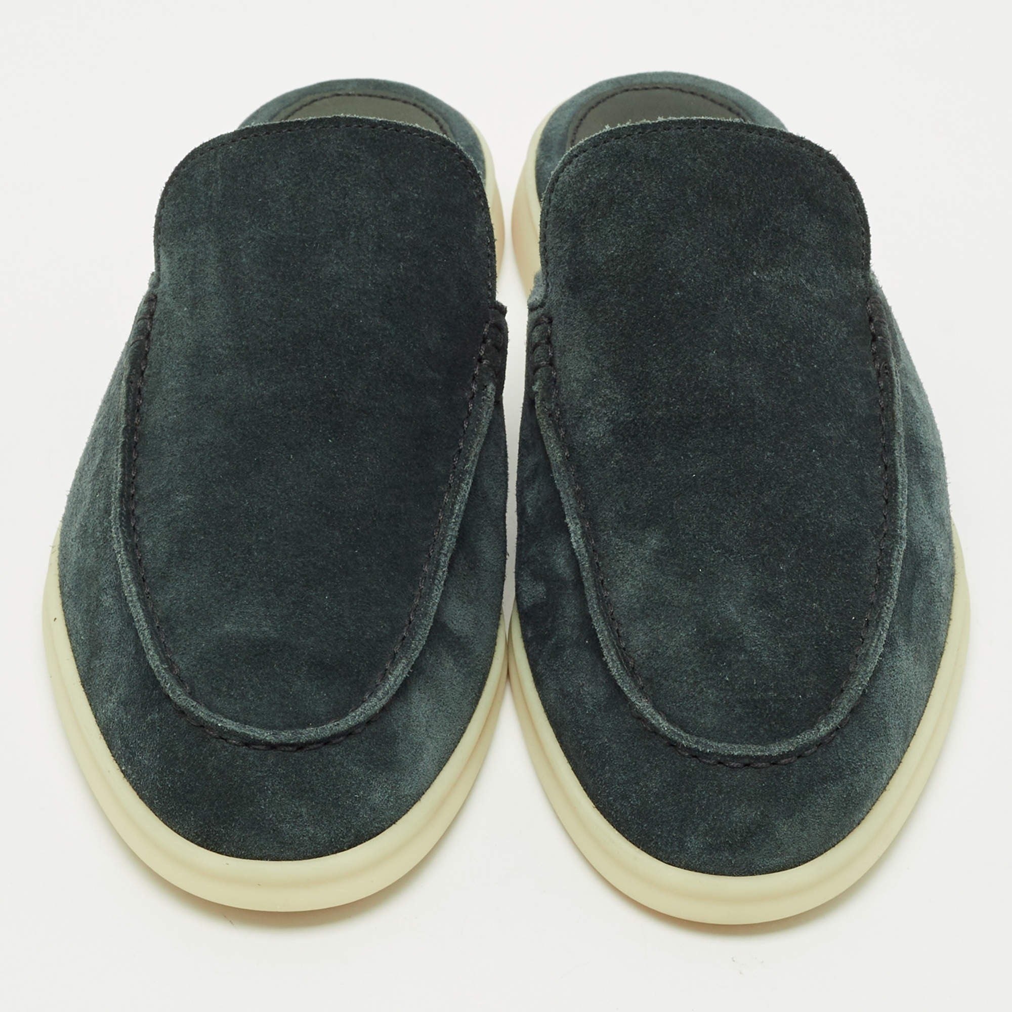 Loro Piana Babouche Walk The Spirit of Elegance® Loafer – Dark Green