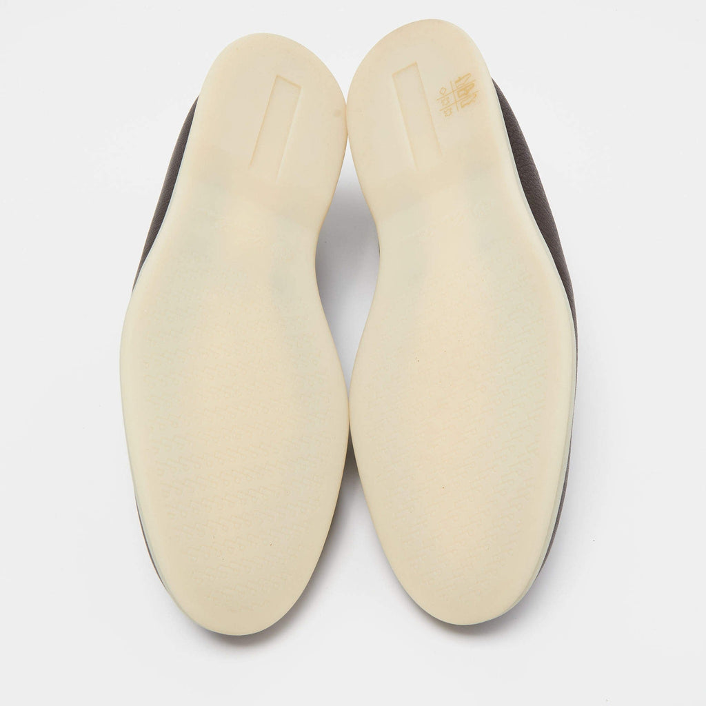 Loro Piana Open Walk Full-Grain Leather Boots – Dark Brown (146)