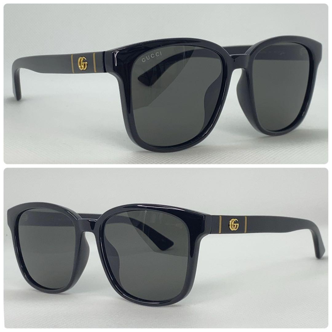 Gucci GG0637SK Marmont Logo Black Sunglasses