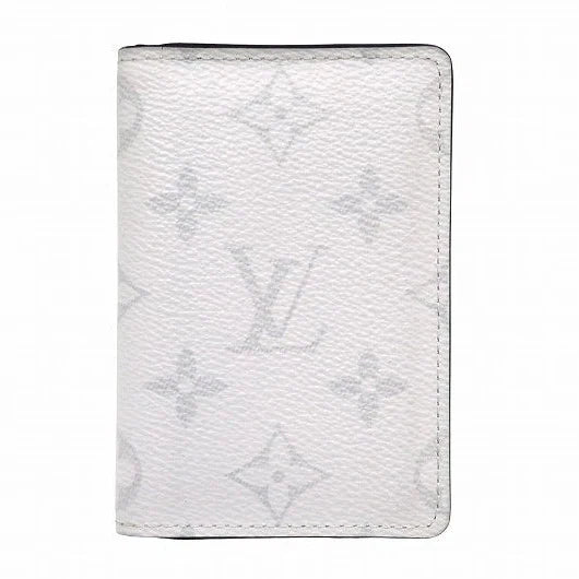 Louis Vuitton Monogram Taiga Pocket Organizer - White