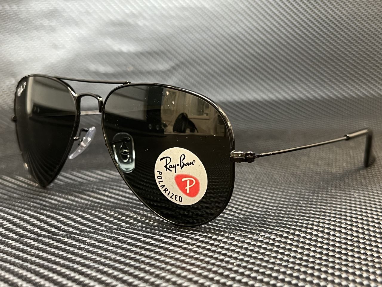 Ray Ban Aviator Classic RB3025 002/58 Black Frame Sunglasses